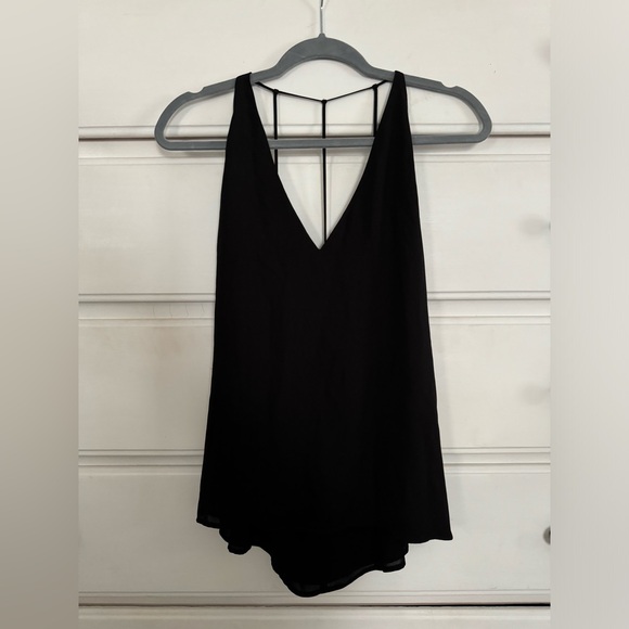 Express | black, low cut back tank - Picture 1 of 6